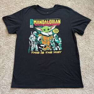 Star Wars the Mandalorian Graphic Tee, Size Youth XL Women’s Small T-shirt